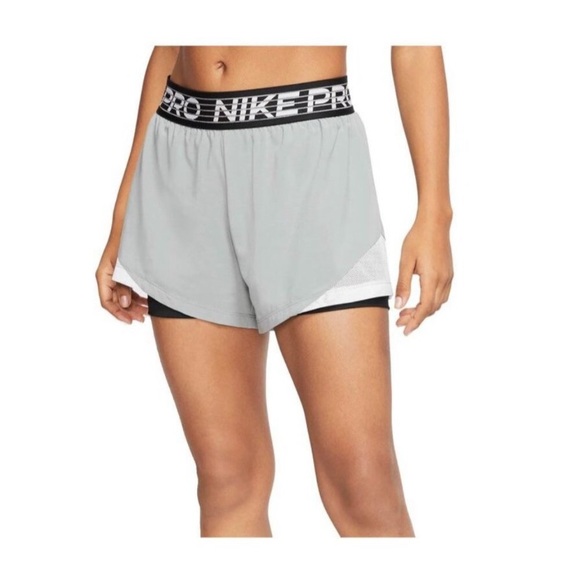 Nike Pants - Nike Pro Dri Fit Flex 2 in 1 Shorts Large